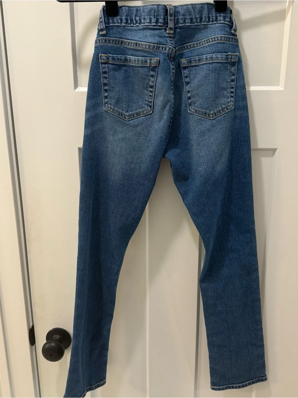 Old Navy 10 Slim Straight Medium Blue Slim Jeans